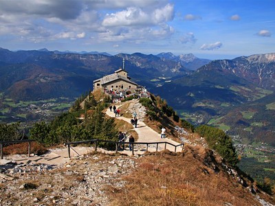 Orlí hnízdo a jezero Königssee